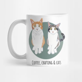 Coffee, Crafting and Cats Mug